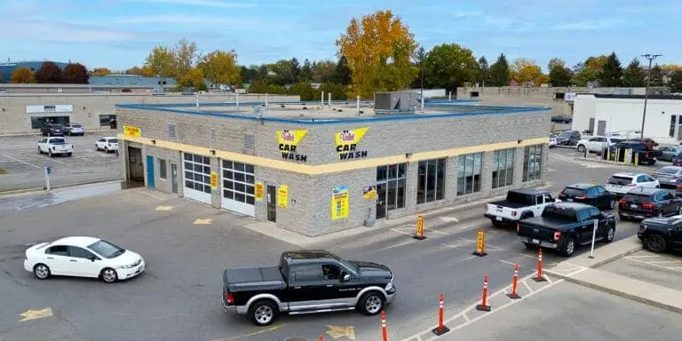 Aerial View of Valet Car Wash Brantford