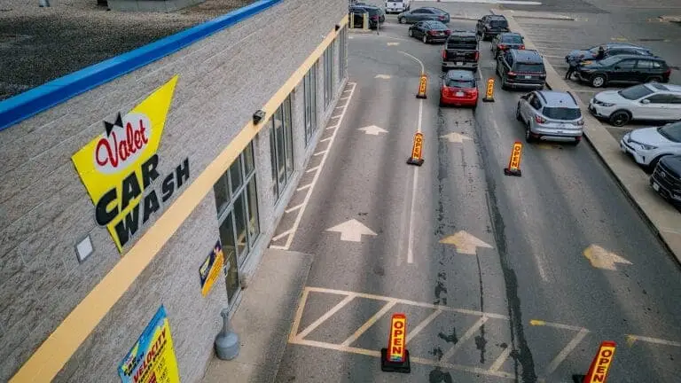 Aerial view of Valet Car Wash Brantford