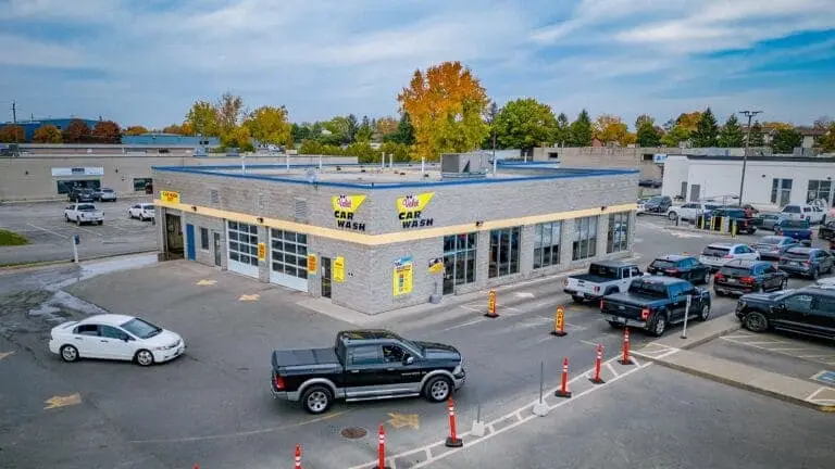 Aerial View of Valet Car Wash Brantford