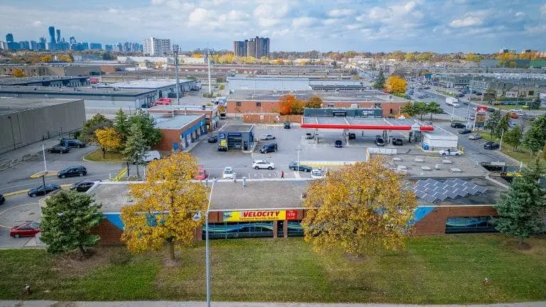 Aerial photo of Valet Car Wash South Missisauga