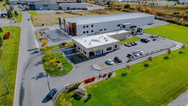 Aerial view of Valet Car Wash South St. Catharines