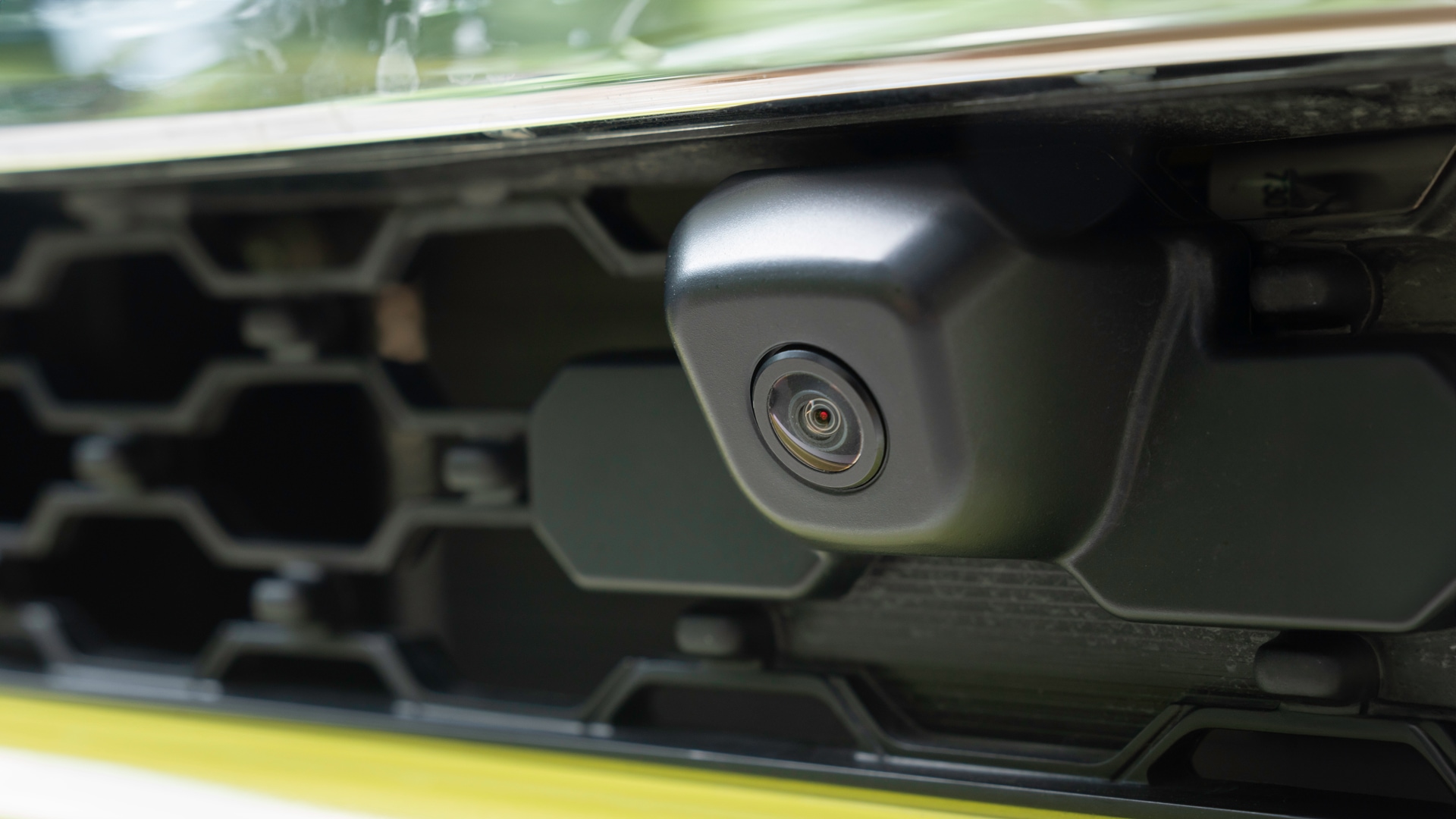 Picture of a car grill camera