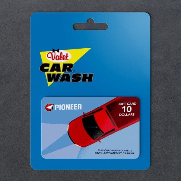 $10 Pioneer giftcard mockup