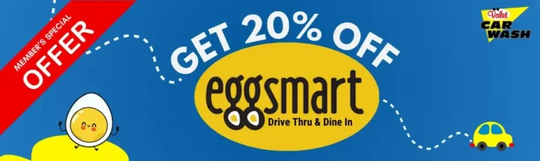 20% OFF Eggsmart for Unlimited Car Wash Members